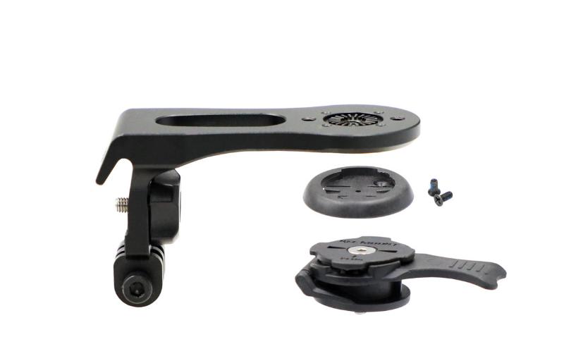 [レックマウントプラス] ライドオンバッグベースマウント用 フロント拡張キット ロング(スマホ/サイコン用)【R+B-Long】「Ride On Bag に付属するベースマウントのみに取付可能なアクセサリーパーツのみ。 1枚目の画像が販売商品」