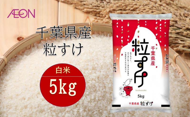 令和7年産　千葉県産 粒すけ5kg　米 お米 こめ コメ 白米 精米 ブランド米 ご飯 ごはん おにぎり お弁当