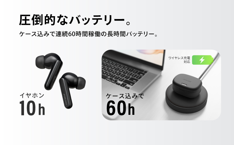 FUNLOGY Earbuds / 完全ワイヤレスイヤホン　2個セット　家電 音楽 イヤホン ワイヤレス 急速充電 軽量 低遅延 IPX5防水 防汗 通勤 通学 千葉県 千葉市