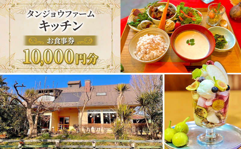 タンジョウファームキッチン お食事券 10000円分 食事券 チケット ランチ 旬の野菜 千葉市 千葉県