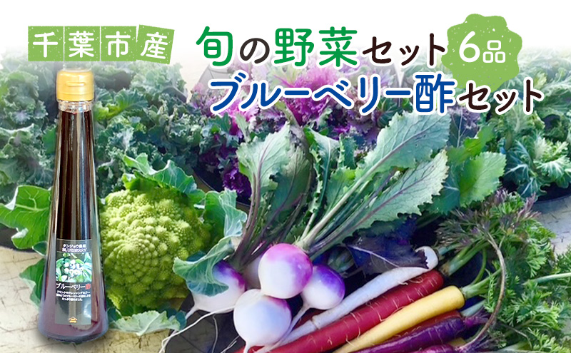 旬の野菜セット6品 ブルーベリー酢 セット 野菜 野菜セット 野菜詰め合わせ 詰め合わせ やさい 千葉市 千葉県