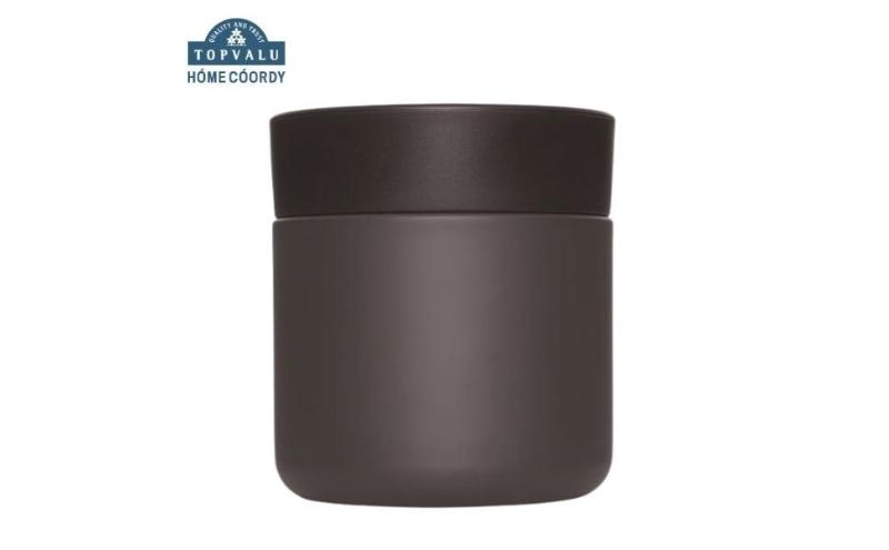 ホームコーディ　シンプルフードジャー 310mL　ブラック イオンリテール 日用品