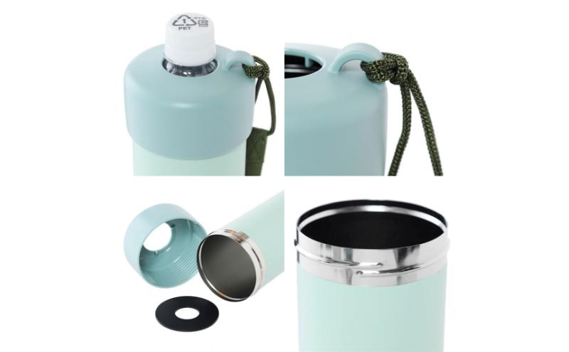 ホームコーディ　ペットボトルクーラー　ブルーグリーン イオンリテール 日用品