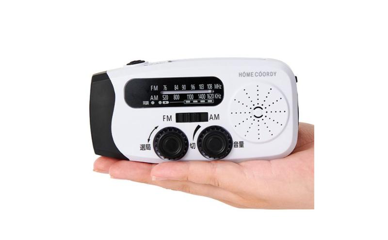 ホームコーディ　FM/AM充電ラジオ　ブラック イオンリテール 家電