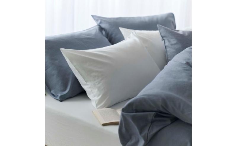 ホームコーディ　まくらカバー　無地　35cm×50cmまくら用 ホワイト イオンリテール 寝具