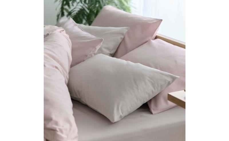 ホームコーディ　まくらカバー　無地　35cm×50cmまくら用 ピンク イオンリテール 寝具