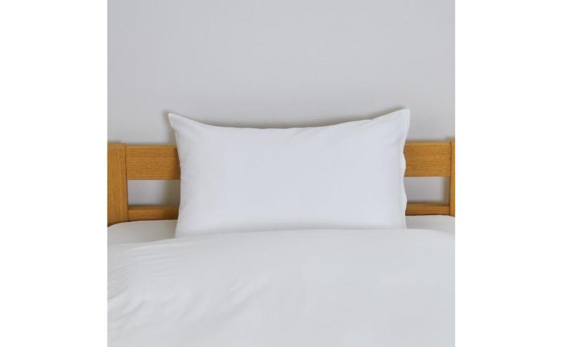 ホームコーディ　まくらカバー　無地　43cm×63cmまくら用 ホワイト イオンリテール 寝具