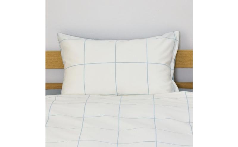 ホームコーディ　まくらカバー（柄） 43cm×63cmまくら用 ブルー1 イオンリテール 寝具