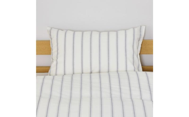 ホームコーディ　まくらカバー（柄） 43cm×63cmまくら用 ホワイト2 イオンリテール 寝具