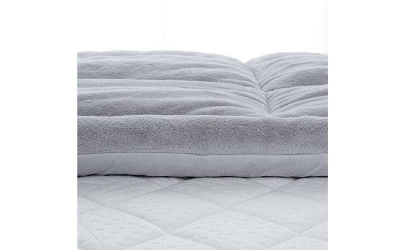 ホームコーディ　カバーのいらない温度調整掛けふとん　ダブルロング　ベージュ イオンリテール 家具