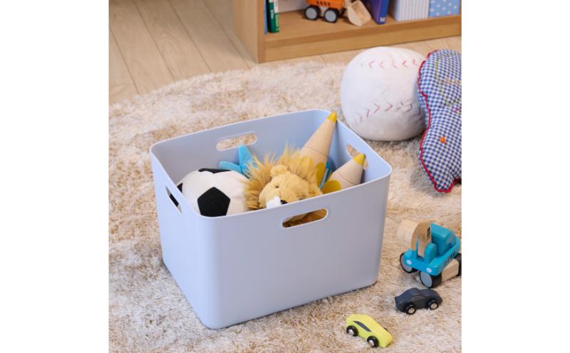 ホームコーディ　やわらか収納ボックスレギュラー浅型　グレー　2個入 イオンリテール 家具