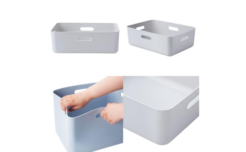 ホームコーディ　やわらか収納ボックスレギュラー浅型　ブルー　2個入 イオンリテール 家具