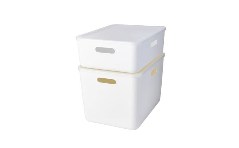 ホームコーディ　やわらか収納ボックスレギュラー深型　ブルー　2個入 イオンリテール 家具