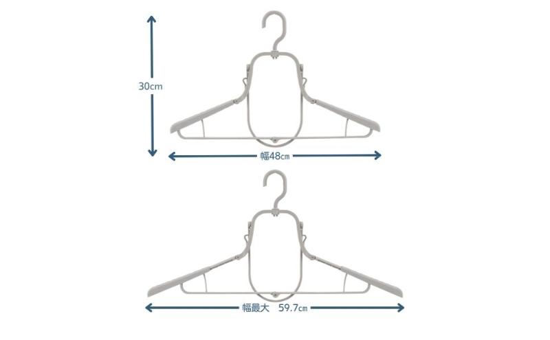 ホームコーディ　乾きやすい　パーカーハンガー　3本入 イオンリテール 日用品