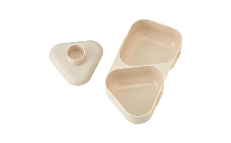 ホームコーディ　おにぎりランチボックス1段　ダークグレージュ イオンリテール 日用品