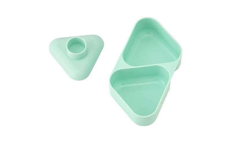 ホームコーディ　おにぎりランチボックス2段　ピンク イオンリテール 日用品