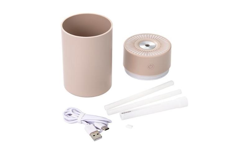 ホームコーディ　USBレインボーライト加湿器　ローズピンク イオンリテール 家電