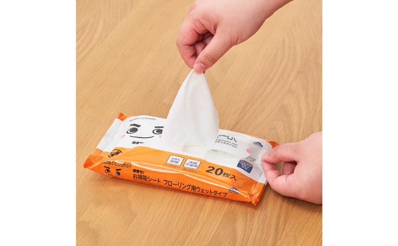 ホームコーディ　お掃除シート　フローリング用ウェットタイプ　5個入 イオンリテール 日用品