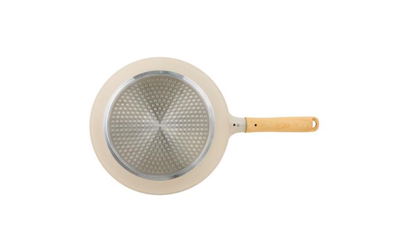 ホームコーディ　ガス火対応　ダイヤモンドコーティング　軽量フライパン　28cm イオンリテール 調理　料理