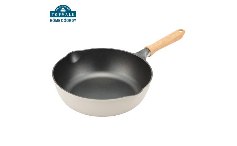 ホームコーディ　ガス火対応　ダイヤモンドコーティング　軽量フライパン　28cm　深型 イオンリテール 調理　料理