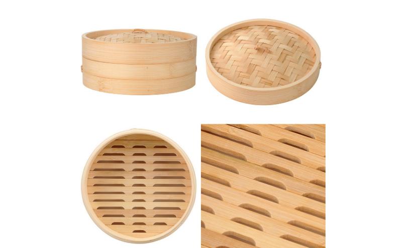 ホームコーディ　竹蒸篭　18cm  イオンリテール 調理　料理
