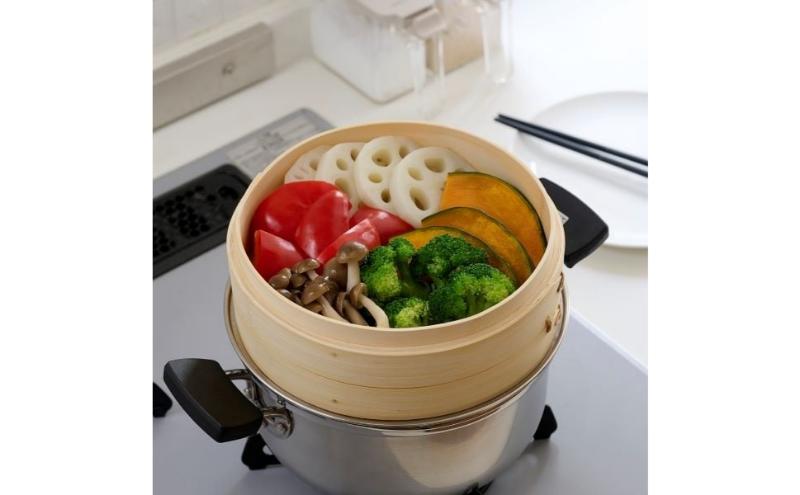 ホームコーディ　竹蒸篭　18cm  イオンリテール 調理　料理