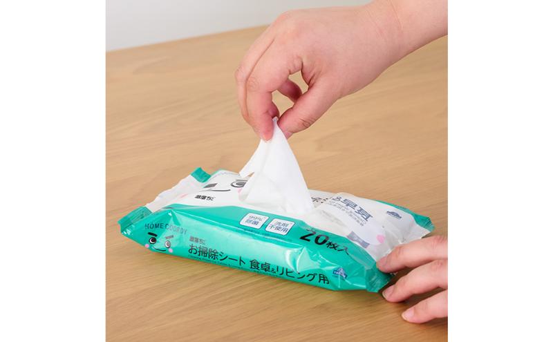 ホームコーディ　お掃除シート　食卓＆リビング用　5個入 イオンリテール 日用品