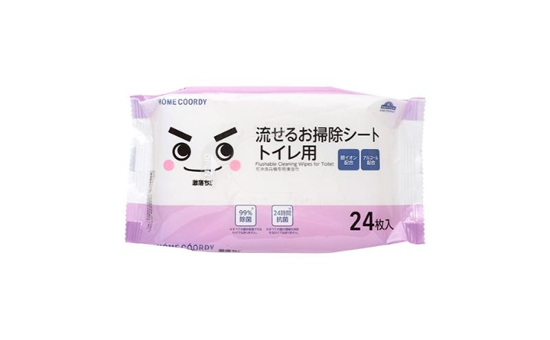 ホームコーディ　流せるお掃除シート　トイレ用　5個入 イオンリテール 日用品