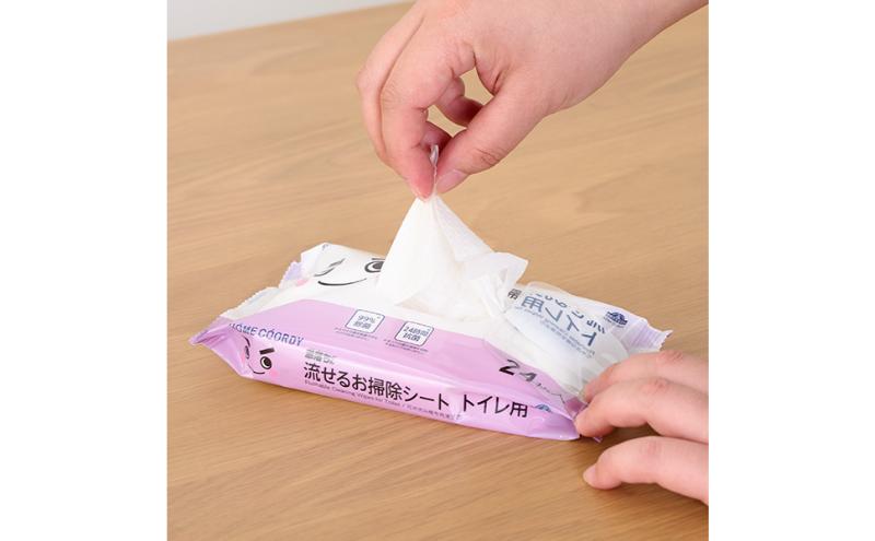 ホームコーディ　流せるお掃除シート　トイレ用　5個入 イオンリテール 日用品