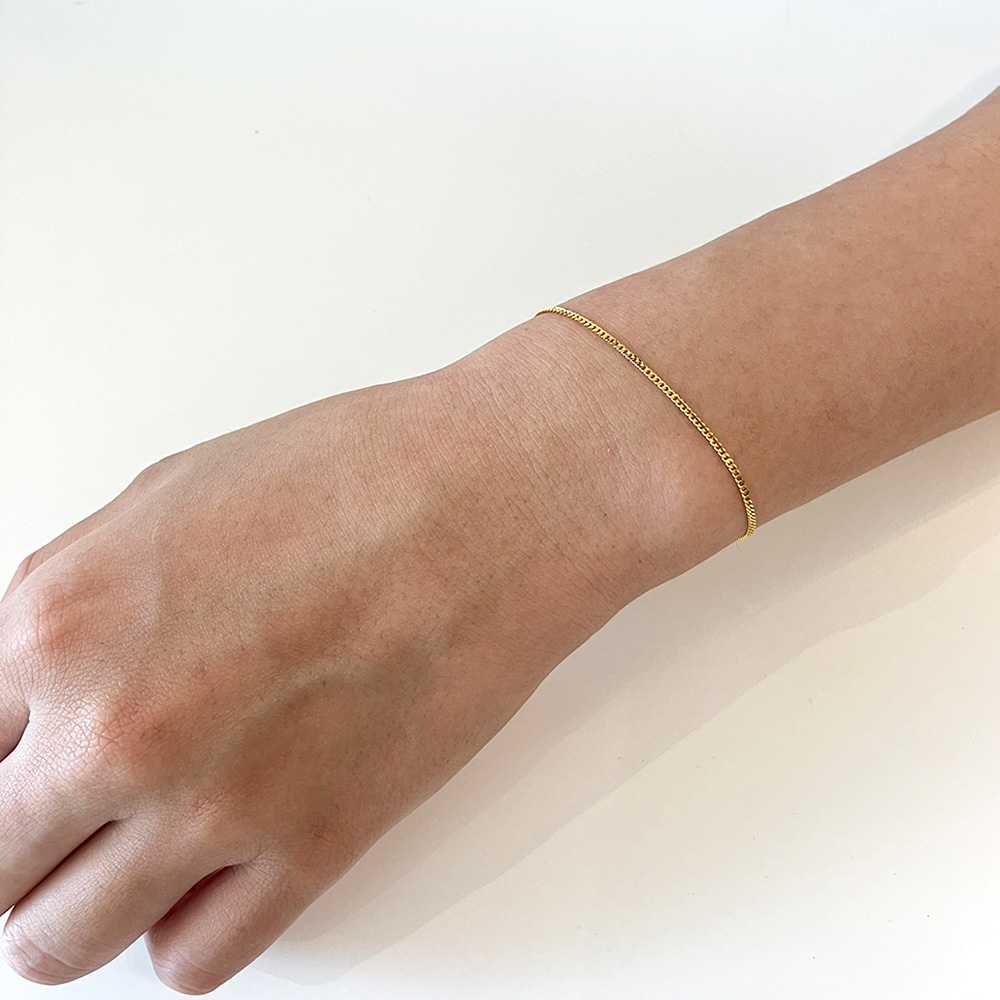 純金 シングル 喜平 18cmブレスレット純金 金 貴金属 ネックレス 装飾 希少 高級 記念 金属