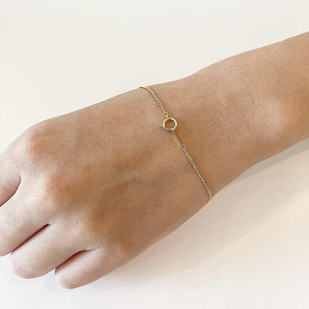 純金 シングル 喜平 18cmブレスレット純金 金 貴金属 ネックレス 装飾 希少 高級 記念 金属