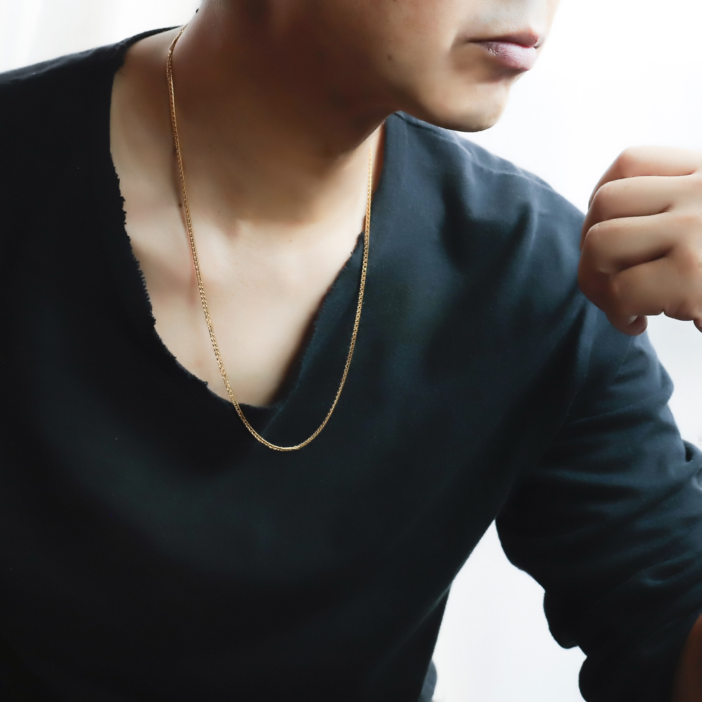 純金 2面ダブル 喜平ネックレス 60cm純金 金 貴金属 ネックレス 装飾 希少 高級 記念 金属