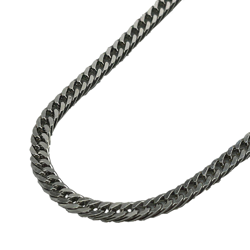 純プラチナ 2面ダブル 喜平ネックレス 60cm純金 金 貴金属 ネックレス 装飾 希少 高級 記念 金属