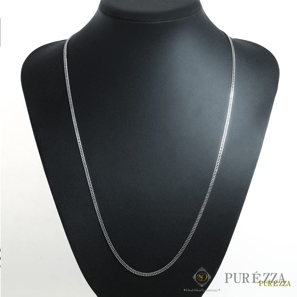 純プラチナ 2面ダブル 喜平ネックレス 60cm純金 金 貴金属 ネックレス 装飾 希少 高級 記念 金属