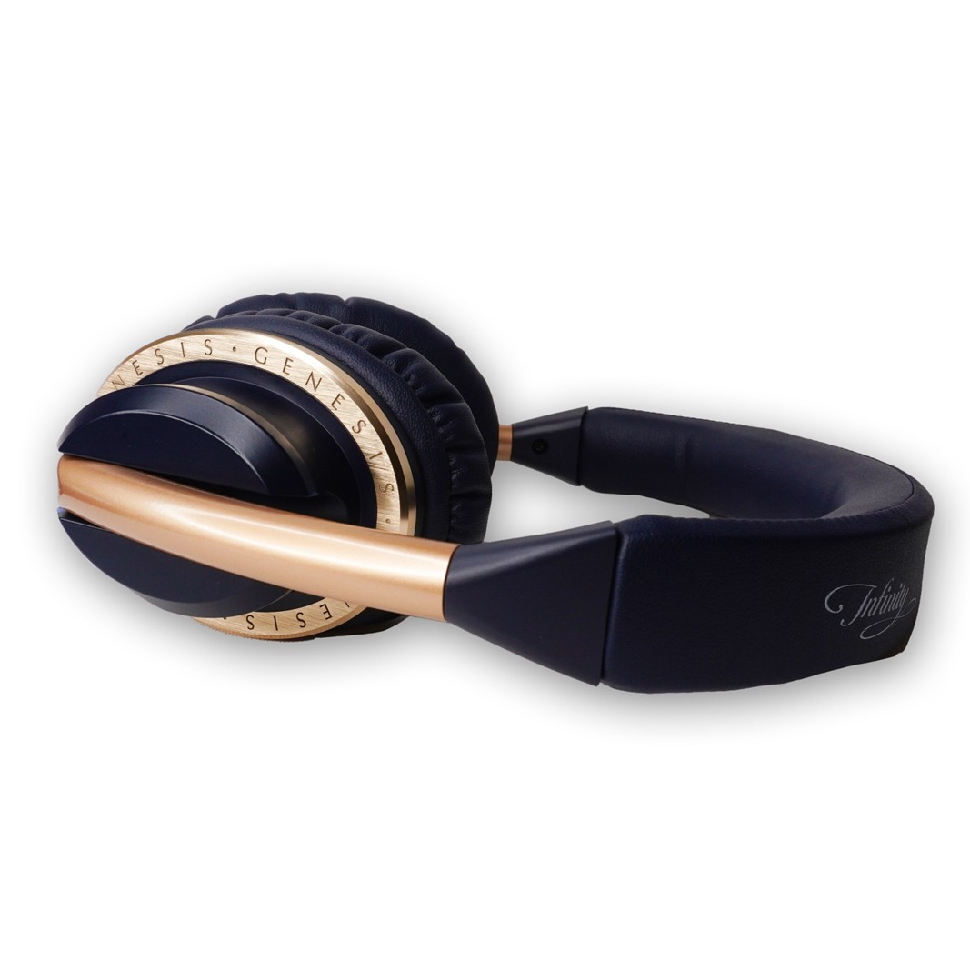 ヘッドホン GENESIS/次世代のIoTヘッドホン Infinity - Luxury Gold - 日本製 有線 音楽 リスニング ナチュラルな音質 立体的 千葉市 千葉県