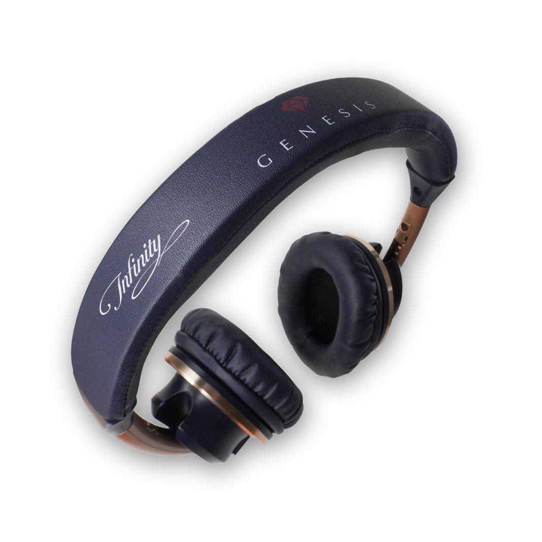 ヘッドホン GENESIS/次世代のIoTヘッドホン Infinity - Luxury Gold - 日本製 有線 音楽 リスニング ナチュラルな音質 立体的 千葉市 千葉県