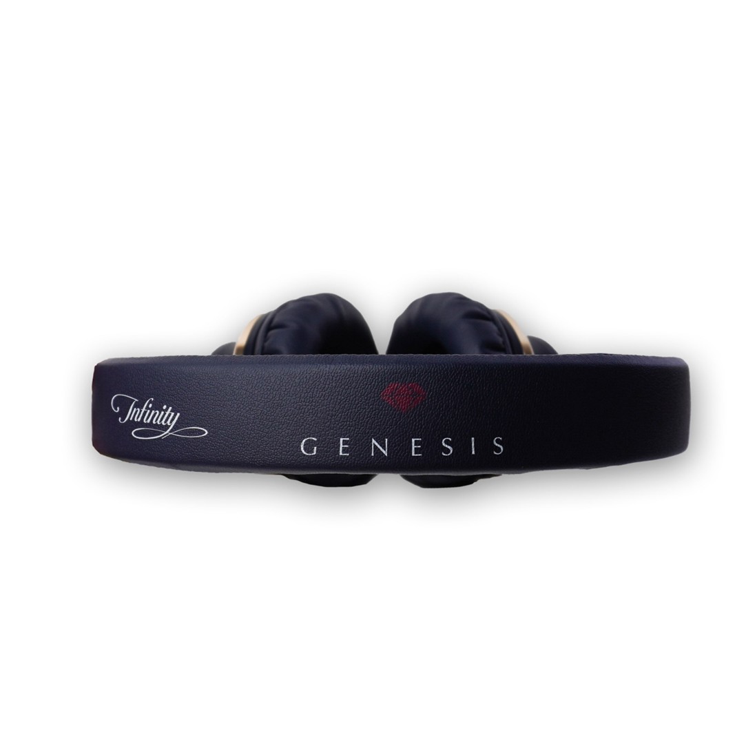 ヘッドホン GENESIS/次世代のIoTヘッドホン Infinity - Luxury Gold - 日本製 有線 音楽 リスニング ナチュラルな音質 立体的 千葉市 千葉県