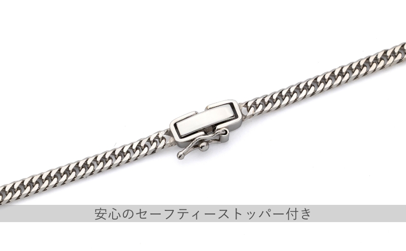 PT850 6面ダブル喜平 ネックレス 10g 50cm ファッション アクセサリー しなやか 高級感 金 プラチナ 日本製 千葉市 千葉県