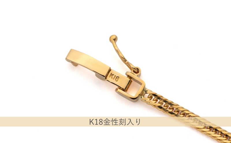 K18 12面トリプル喜平 ネックレス  6.5g 45cm ファッション アクセサリー しなやか 高級感 金 プラチナ 日本製 千葉市 千葉県