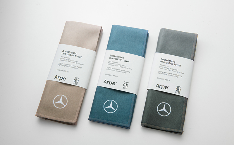 Arpeハンドタオル ベージュ  メルセデス ベンツ Mercedes-Benz