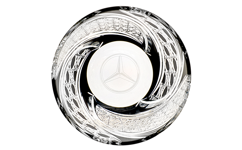 江戸切子グラス  メルセデス ベンツ Mercedes-Benz