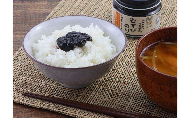 【千葉県産 生のり使用】むすびのり/海苔佃煮 6瓶 佃煮 のり ごはんのお供 おにぎり 千葉県 千葉市