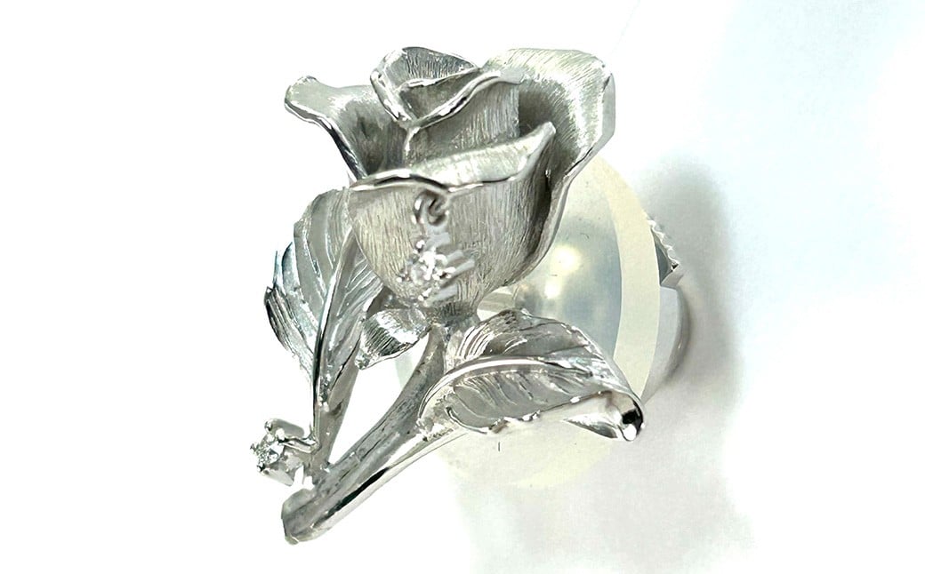 【NOBUKO ISHIKAWA（ノブコイシカワ）】薔薇ラペルピン　【12203-0396】