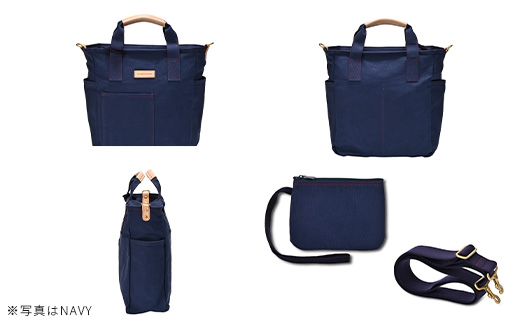 ボックス型2WAYトート　ライトブラウン　【12203-0388-1】