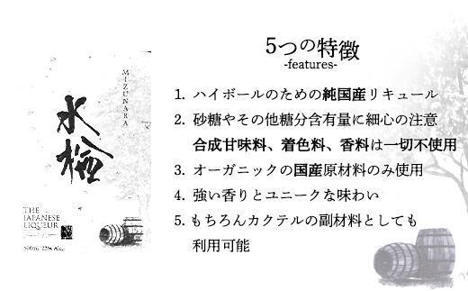 The Japanese Liqueur MIZUNARAシ域ーエ讌「シ峨縲12203-0199縲