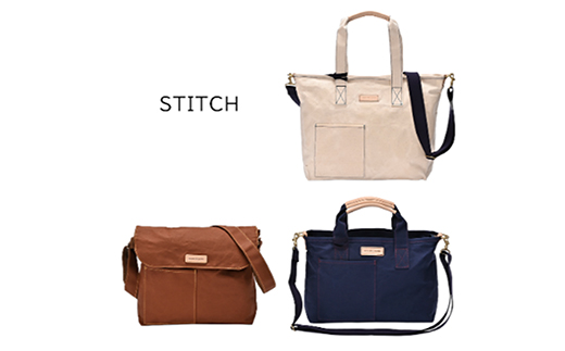 ボックス型2WAYトート　ライトブラウン　【12203-0388-1】