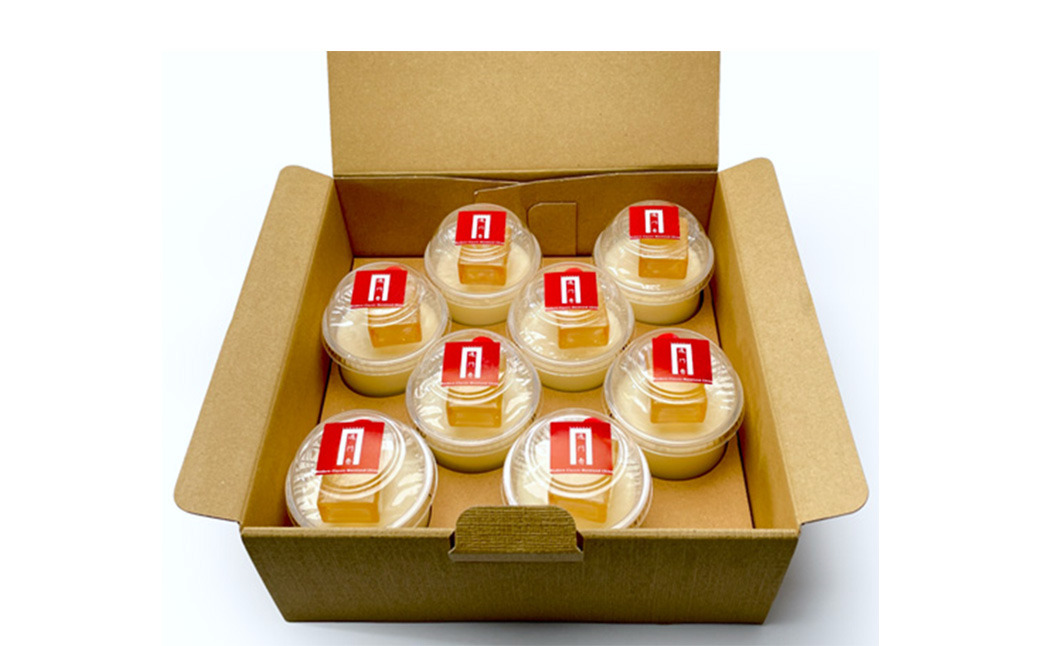 過門香　杏仁豆腐8個入り　杏ソース入り　【12203-0362】