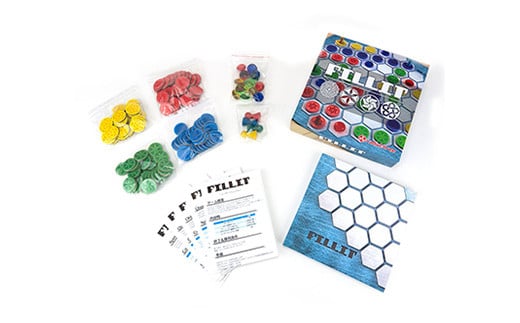 《ゲームマーケット大賞2019優秀賞受賞》FILLIT（ボードゲーム）　【12203-0267】