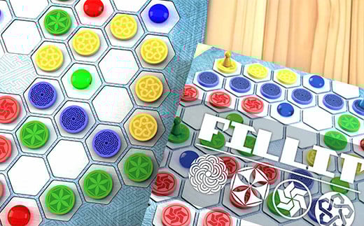 《ゲームマーケット大賞2019優秀賞受賞》FILLIT（ボードゲーム）　【12203-0267】