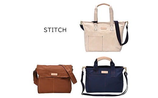 手提げショルダー　ネイビー　【12203-0379-1】